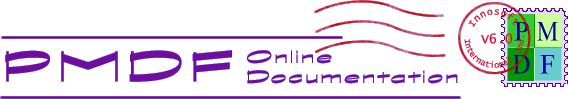 PMDF Online Documentation